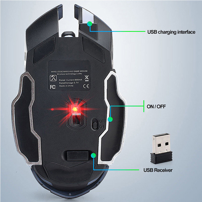 Mouse Gamer Gaming Desktop Official Gift Laptop Wireless Optical Gaming Mouse