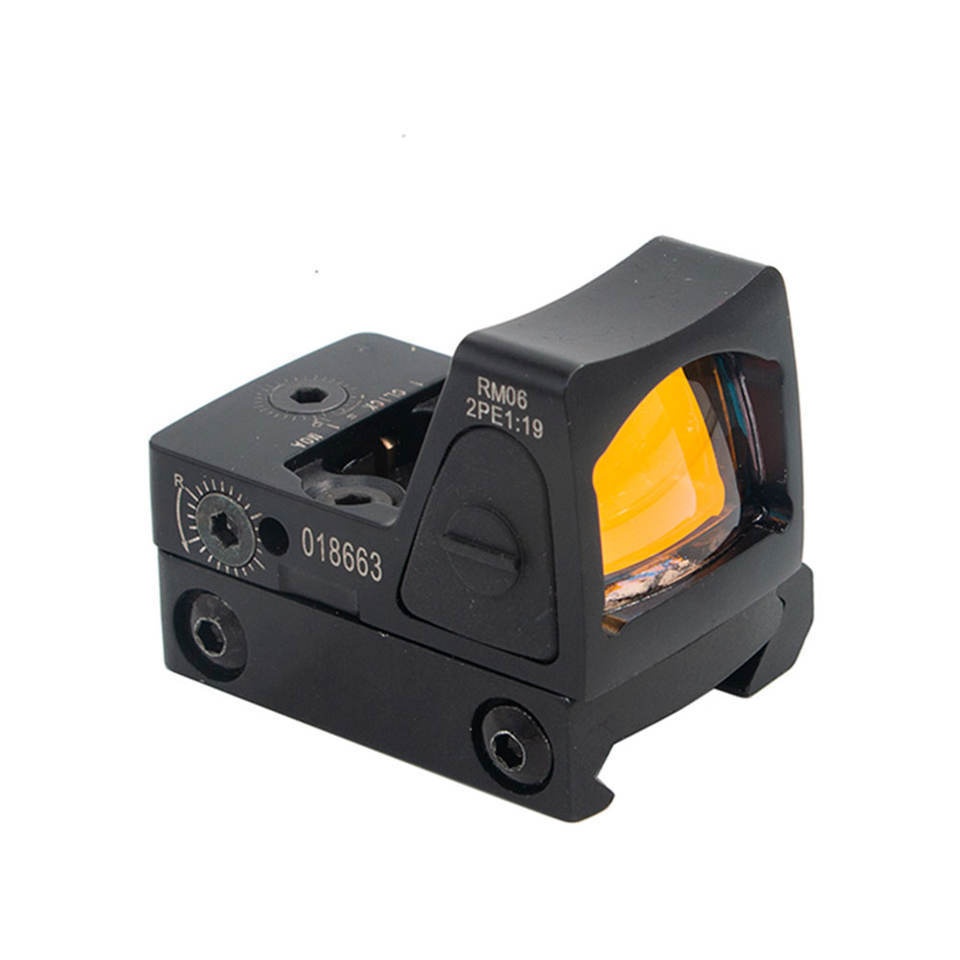 Adjustable LED RMR Mini Red Dot Sight Scope 2 Dot Size Red Dot Reflex Sight With on/off Switch