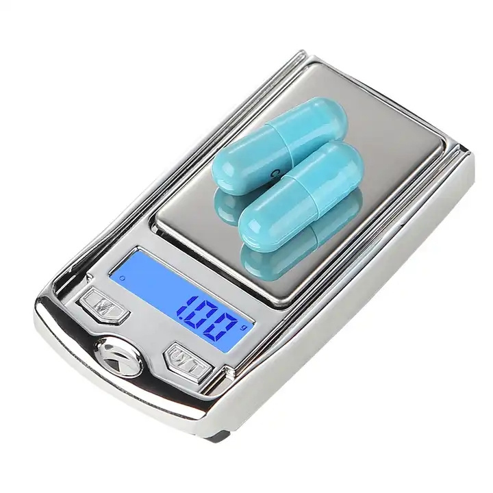 200g 0.01g 500gx0.1Weiging Scale Digital Mini Portable Car Key Balance Electronic Digital Pocket Scales For Jewelry Pocket Scale