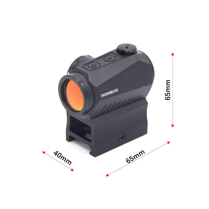 Hunting Optics Sight Tactical Reflex Scope Romeo 5 Red Dot Sight with 10 Illumination Settings Aluminum Housing