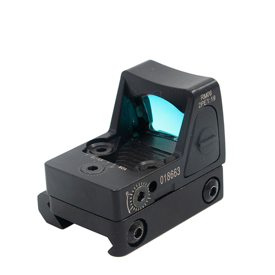 Adjustable LED RMR Mini Red Dot Sight Scope 2 Dot Size Red Dot Reflex Sight With on/off Switch