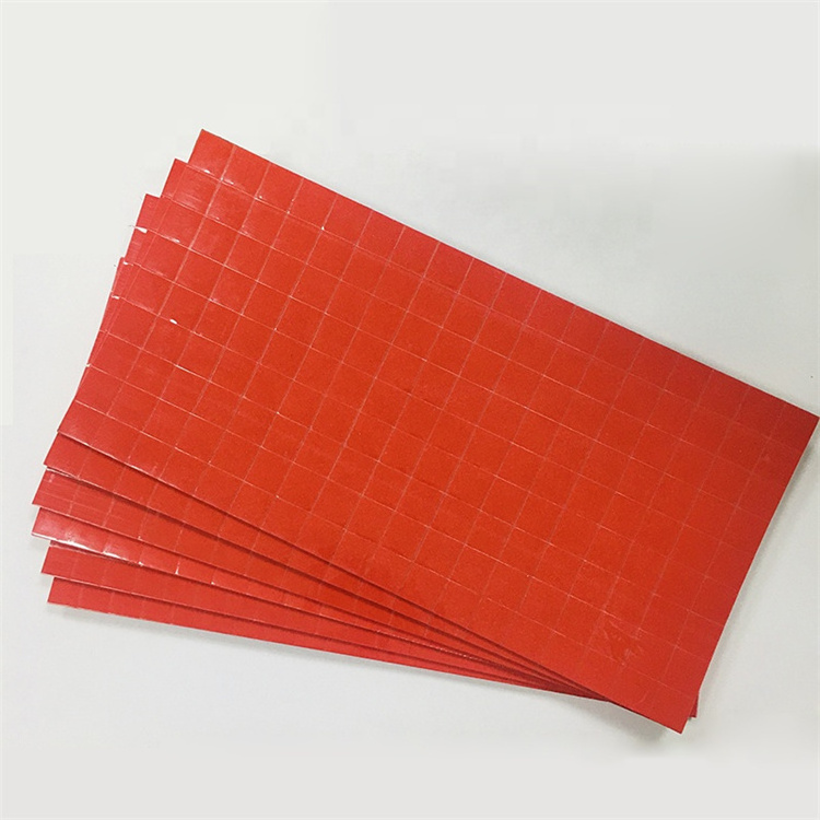 Hot Sale Self Adhesive Red Rubber Glass Divider Protective Eva Foam Pads For Glass Protection