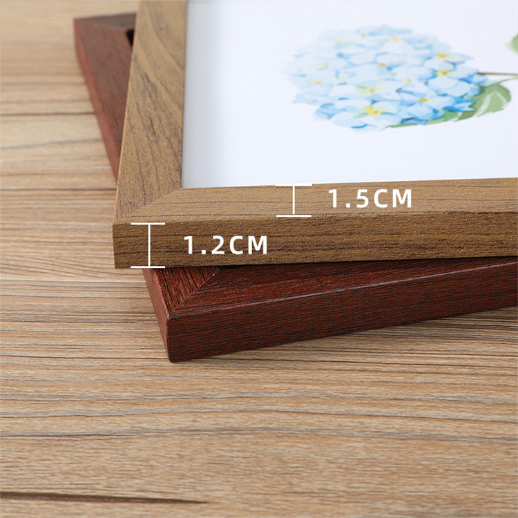 Wholesale  A4 Picture Frames Wood Photo Frame With Shatter Resistant Glass Kid Art Frame For Children's Art Collection