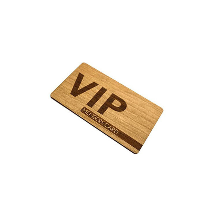 Customized Rfid Smart Wood Card 125Khz 13.56mhz Ntag 213/215/216 NFC Business Card Rewritable Proximity Rfid Mifare Wood Card