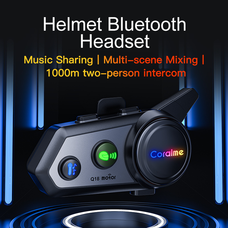 Modern Tws Anc Active Noise Canceling Headphones Headset In-Ear Buds Wireless Motorcycle Helmet Bluetooth Intercom Earphones