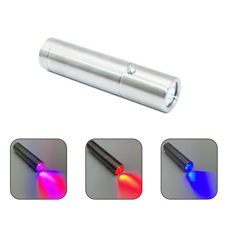 2023 best seller 460nm 630nm 660nm 850nm 900nm 5-wavelength portable  rechargeable red light therapy pen