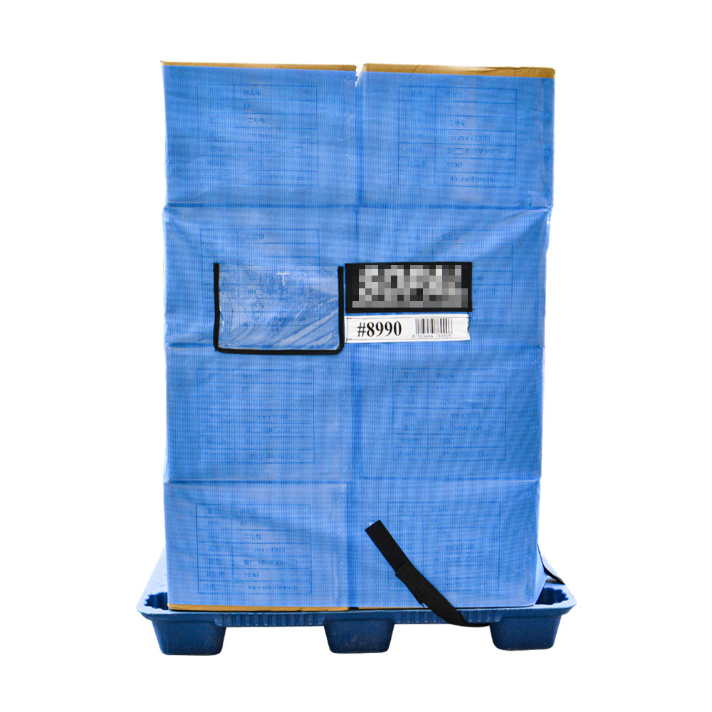 Factory Supply Pallet Cover for EU/US Pallets 2000kg Goods 3 Years Lifespan Replacing Stretch Film Reusable Pallet Wrap