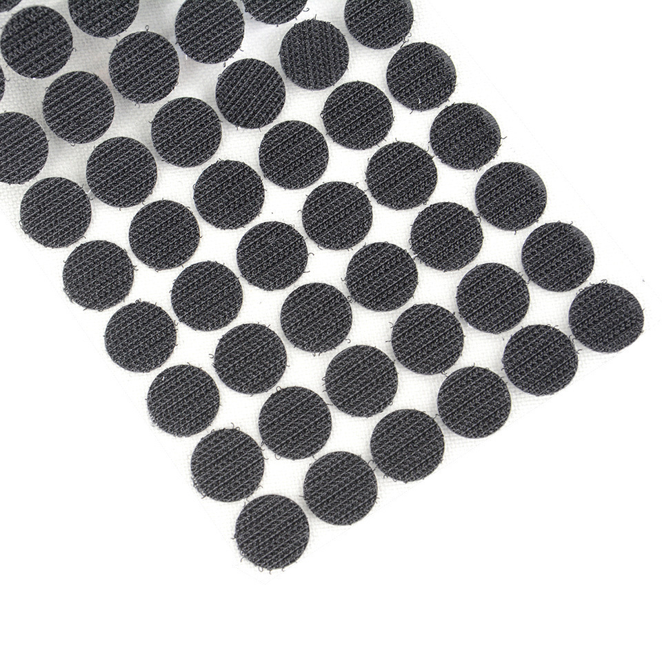 Hook and Loop Sticky coins Double Sided Self Adhesive Dots 10-30  mm