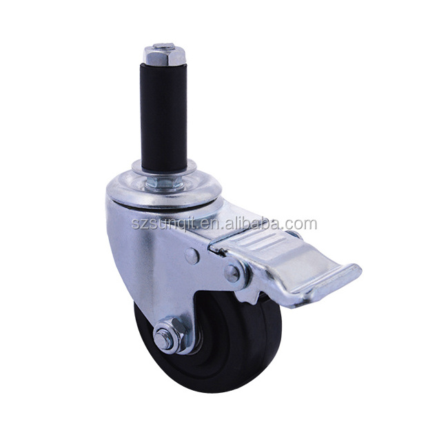 3Inch 4Inch  5Inch Swivel Fixed Rigid Rack Wheel Workbench Castor ESD Industrial Heavy Duty Caster Wheels With Brake