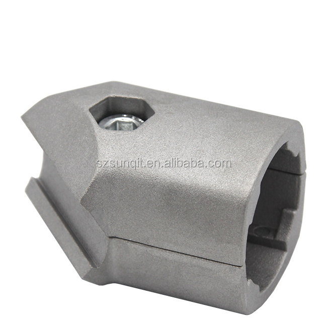 Factory Wholesale Alloy Aluminum Profiles Joint For Storage Shelf pipe fitting connection