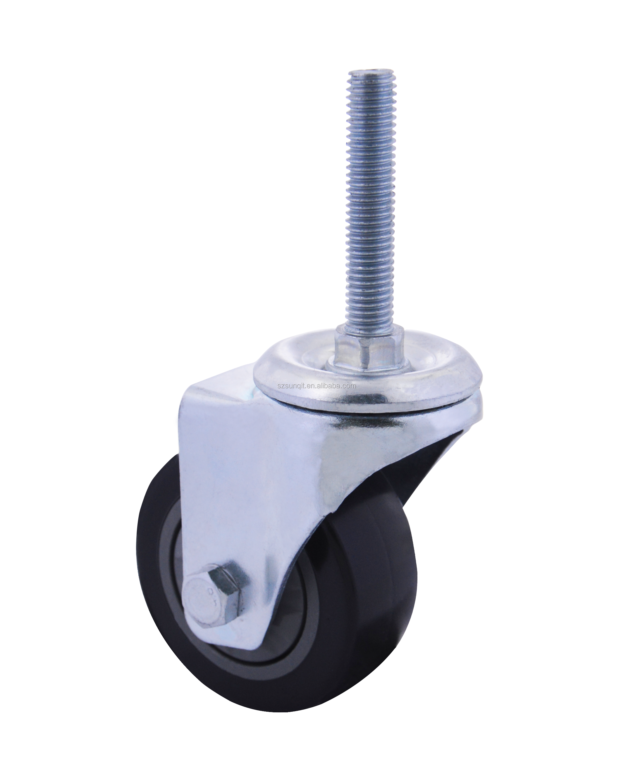 5 inch Heavy Duty Industrial cart Casters Wheels Swivel Kitchen Casters medical Threaded Swivel caster