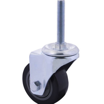 5 inch Heavy Duty Industrial cart Casters Wheels Swivel Kitchen Casters medical Threaded Swivel caster