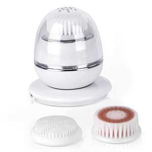 Waterproof Wireless Rechargeable Personal Care Face Makeup Cleaner Beauty Instrument Facial Cleansing Brush