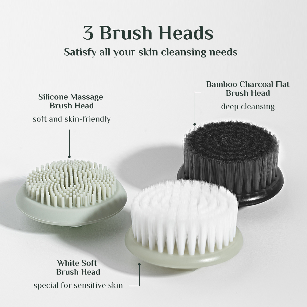 Trending Beauty Product Beauty Equipment Skin Care Deep Electric Face Cleaning Silicone Exfoliating Sonic Facial Cleansing Brush