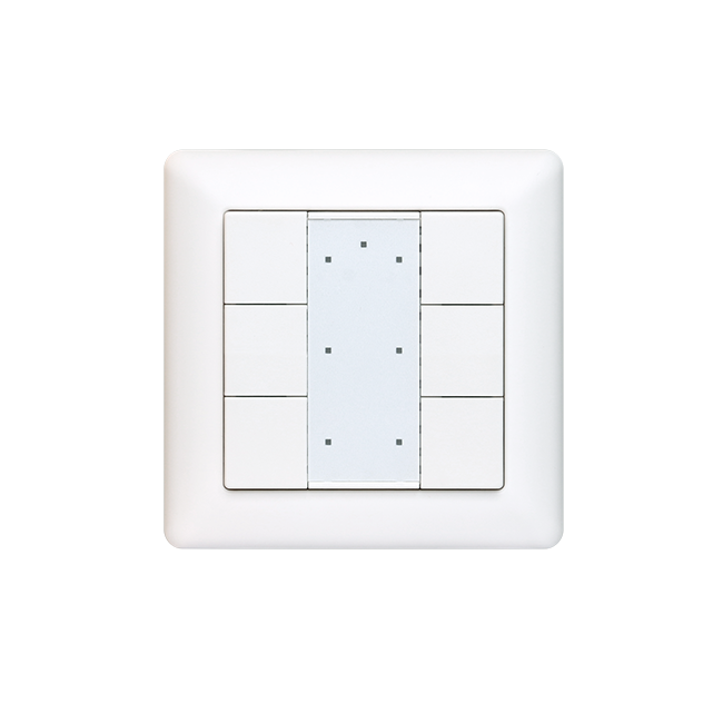 2/4/6/8 Key Push Button DALI Wall Switch