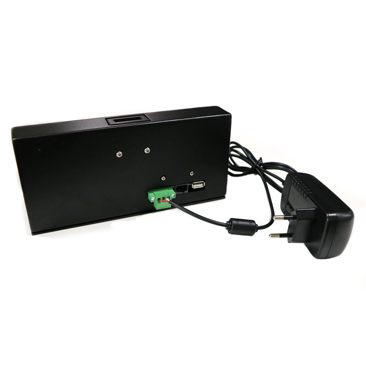 Industrial grade wall mounted android tablet with 2d barcode scanner module used in shop