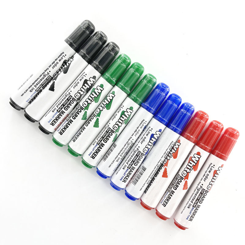 Custom Colorful Eco Erasable White Board Paint Markers Pens Set Customized Dry Erase Whiteboard Markers For Whiteboard