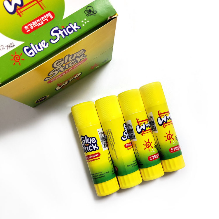 Custom Logo Plastic Non-toxic Glue Stick Strong Adhesive 36g Pva Glue Stick For School Student