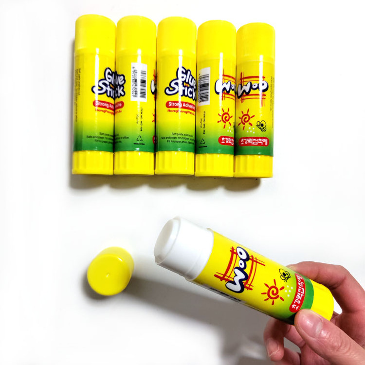 Custom Logo Plastic Non-toxic Glue Stick Strong Adhesive 36g Pva Glue Stick For School Student