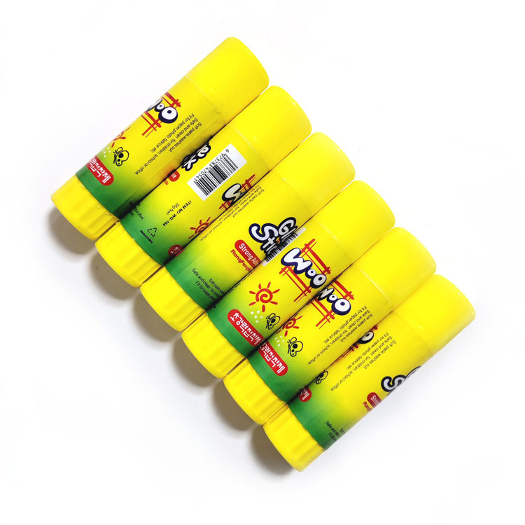 Custom Logo Plastic Non-toxic Glue Stick Strong Adhesive 36g Pva Glue Stick For School Student