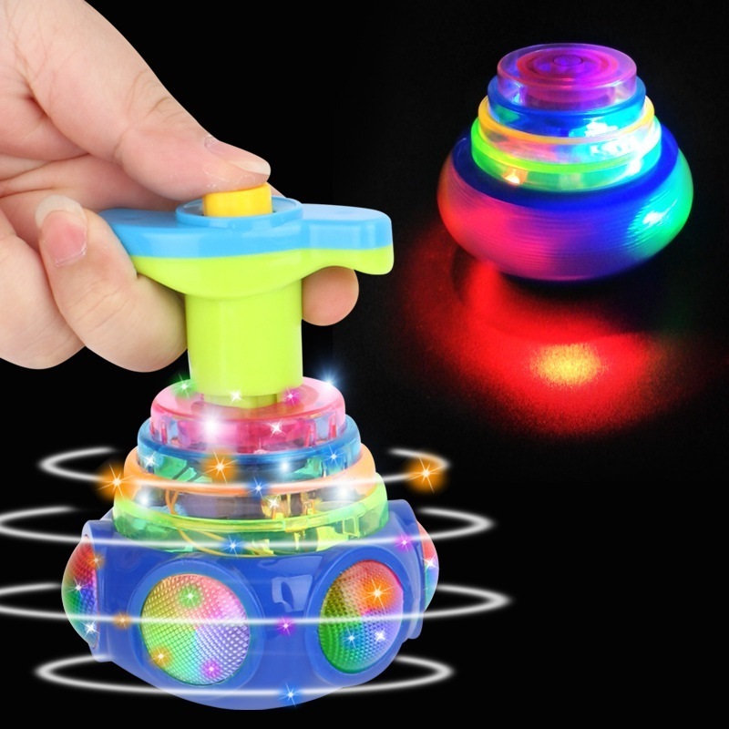 Children's Luminous Toy Light Music Spinning Top Toy Boy Girl