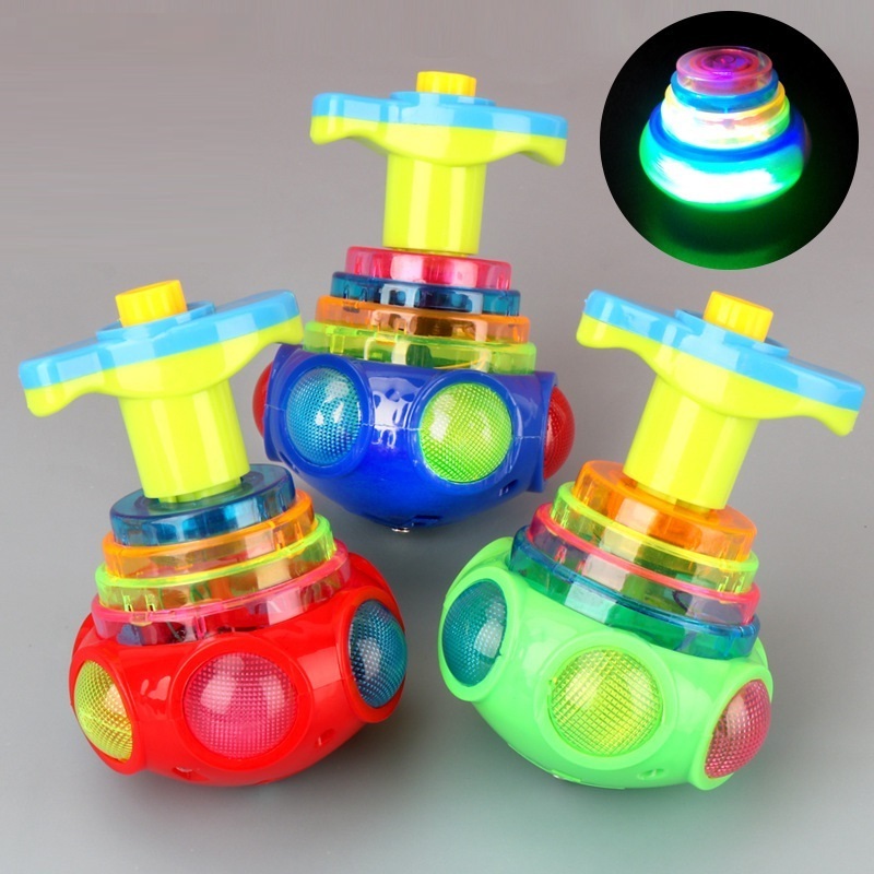 Children's Luminous Toy Light Music Spinning Top Toy Boy Girl