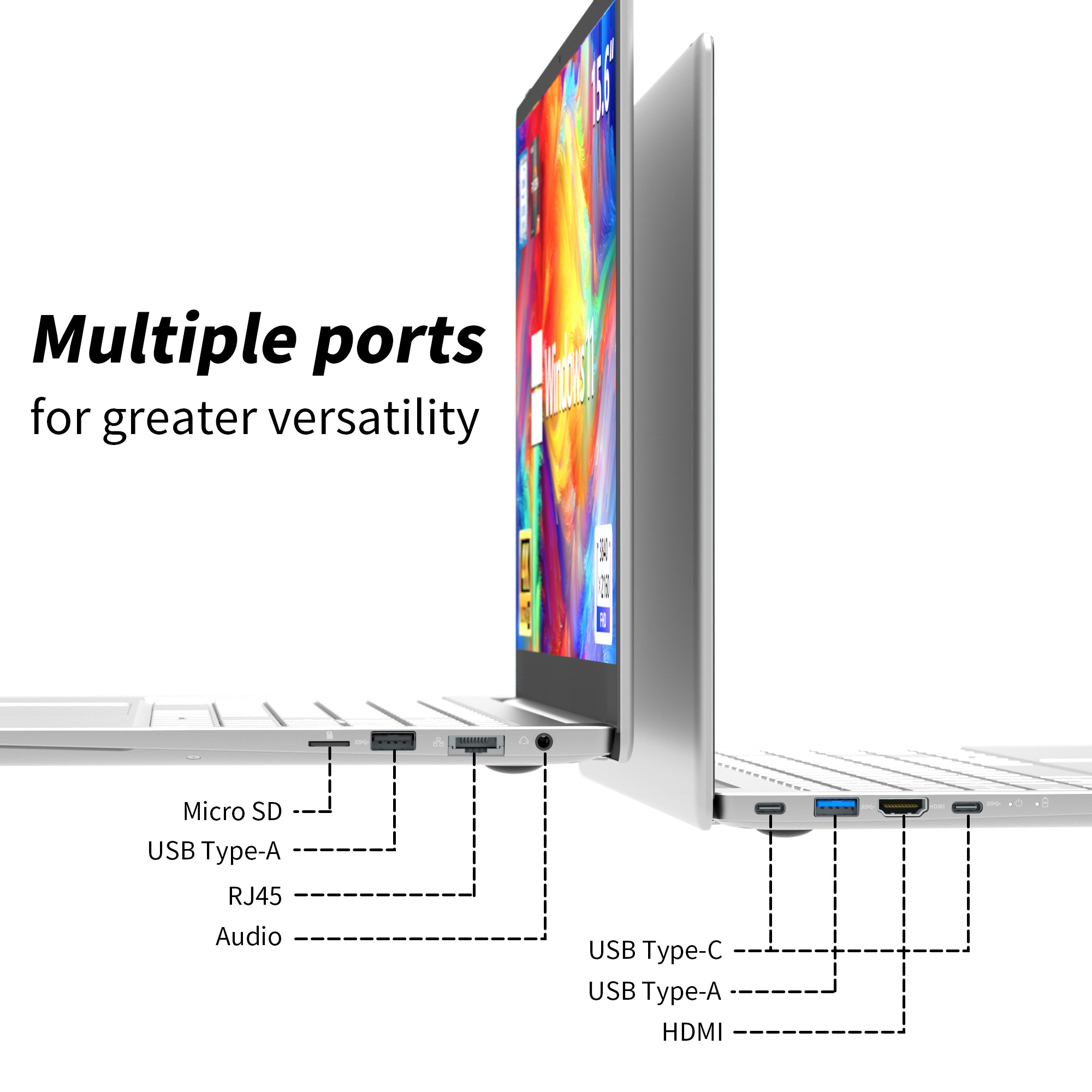 Personal Home Barebone 1TB SSD 8GB 15.6 inch Intel Notebook Computadoras Computer Laptop for Sale Cheap