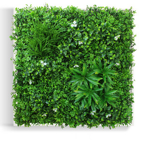 Simulation Plant Wall Background Plastic Green Grass Lawn Artificial Plant Flower Wall Grass Wall Backdrop For Door Shop Decor