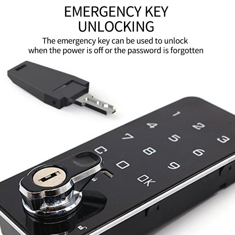 Smart Electronic  Keypad Gym Touch Pad Lock emergency key For Public Furniture Cabinet Locker