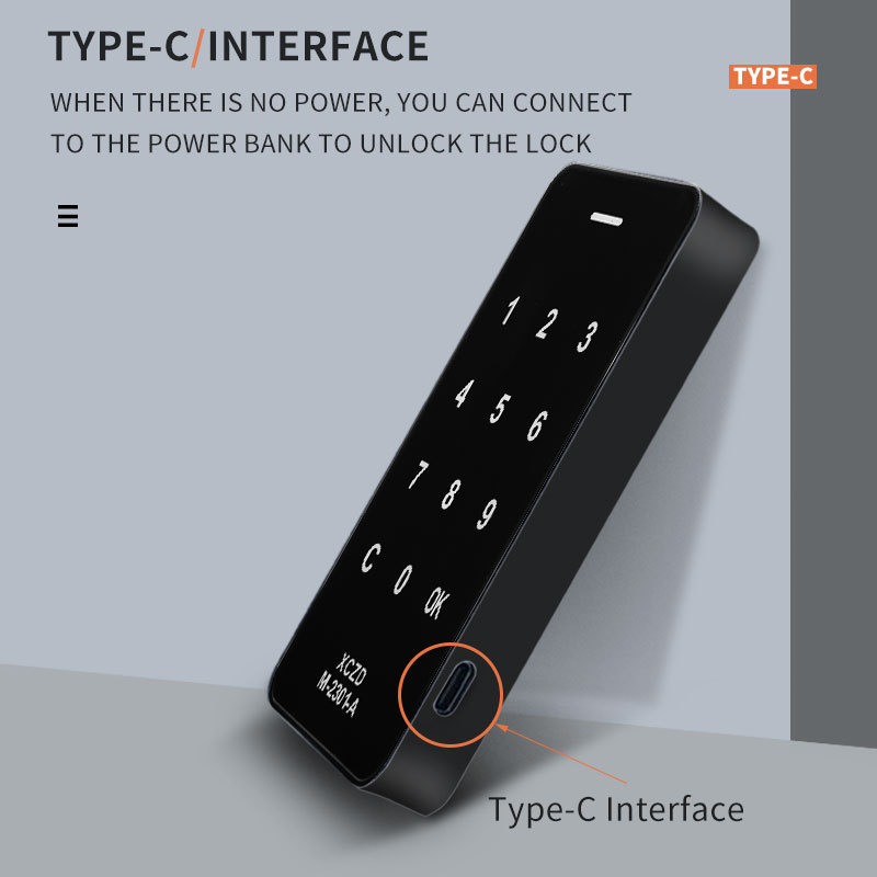 ABS Customized Public use password Popular digital cabinet intelligent lock locker keyless digital lock electronic cabinet lock