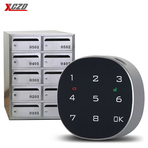 Black Digital Electronic Smart Cabinet Lock Password Keypad Smart Lock Lock