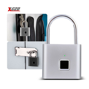 Intelligent fingerprint padlock factory high-quality zinc alloy waterproof IP65 luggage lock