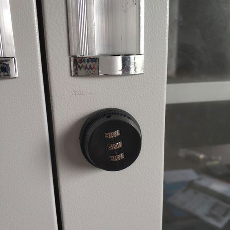 Zinc Alloy 3 Digit Furniture Cabinet Cam Lock  Mechanical Code Password Lock mechanical closet lock for steel cabinet