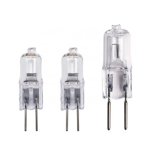 AC 12V Halogen Lamp Bead G4 20w 35W Low-pressure Light Beads G6.35 50W Crystal Lamp Pins Small Halogen Bulb Warm White