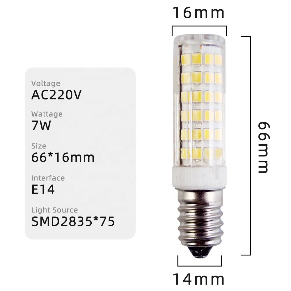 AC220V LED Corn Bulb E14 Ceramic LED Energy Saving Light Bulb 3W 5W 7W SMD 2835 COB Bulb for Home Chandelier Lighting