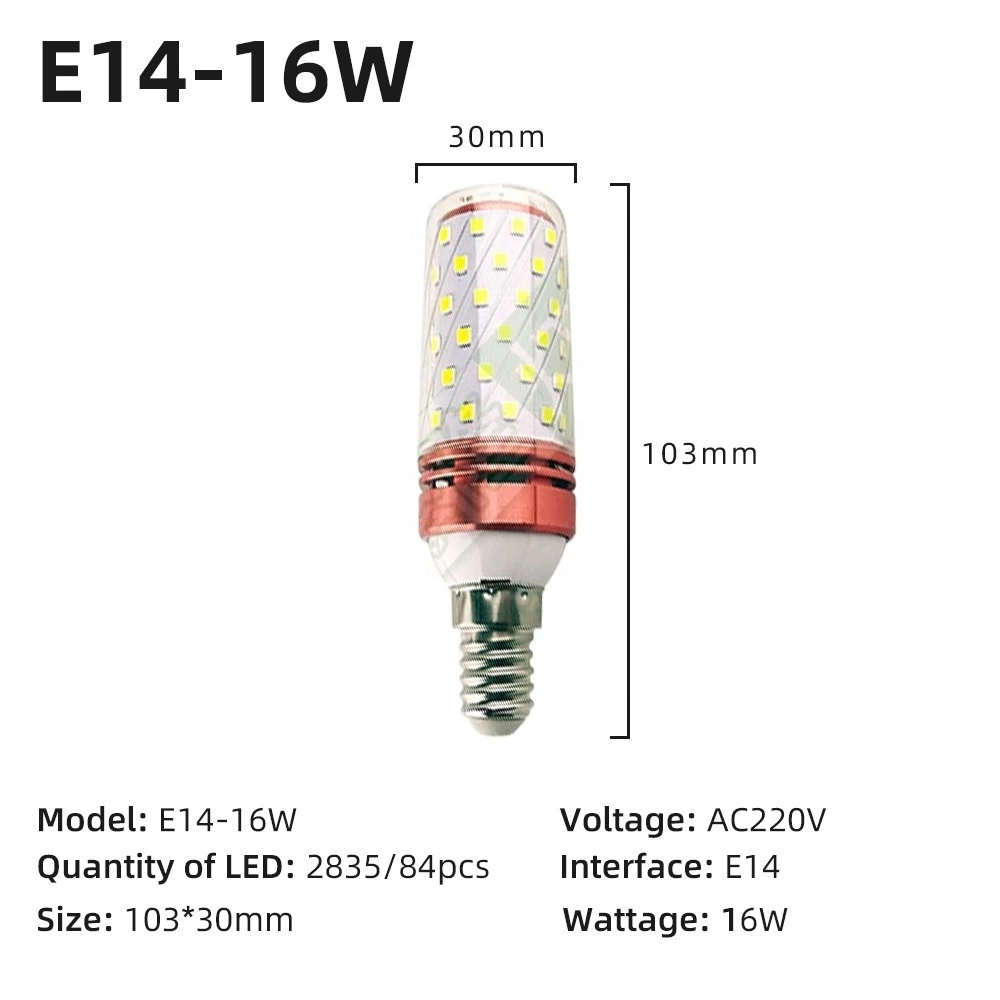 SMD 2835 LED Bulb AC220V LED Lamp E27 E14 LED Corn Bulb 12W 16W Ultra Brightness Candle LED Light Bulb Indoor Lighting