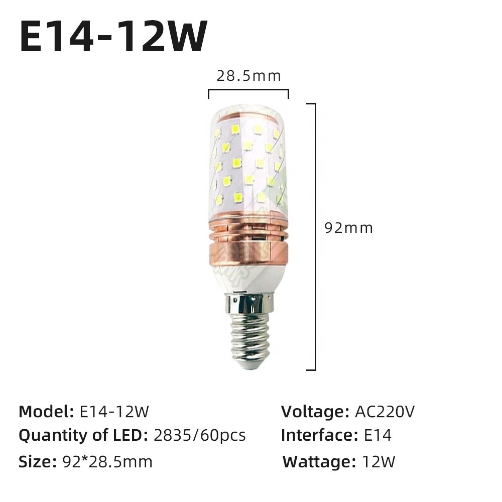 SMD 2835 LED Bulb AC220V LED Lamp E27 E14 LED Corn Bulb 12W 16W Ultra Brightness Candle LED Light Bulb Indoor Lighting