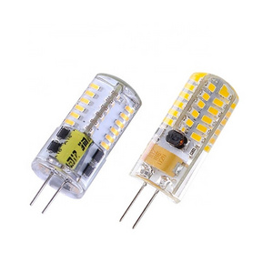 DC 12V G4 LED Light Bead 1.5W 3W 4W LEDs Silicone bulb SMD3014 Spotlight Chandelier Lighting Replace Halogen Lamp DC12V