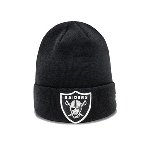 Unisex Custom Beanies Plain Warm Knitted Winter Hats Beanie Embroidery Raiders NFL Beanie Hat