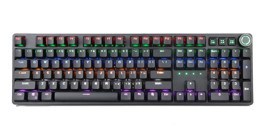 OEM ODM Computer Gamer Magnetic Suction on the Cover LED Mechanical Gaming Keyboard