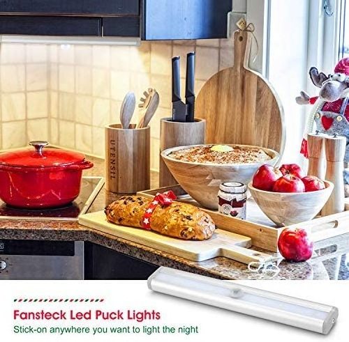 Battery Powered Wireless Kitchen Rechargeable Closet Linear Lamp LED Motion Sensor Lighting