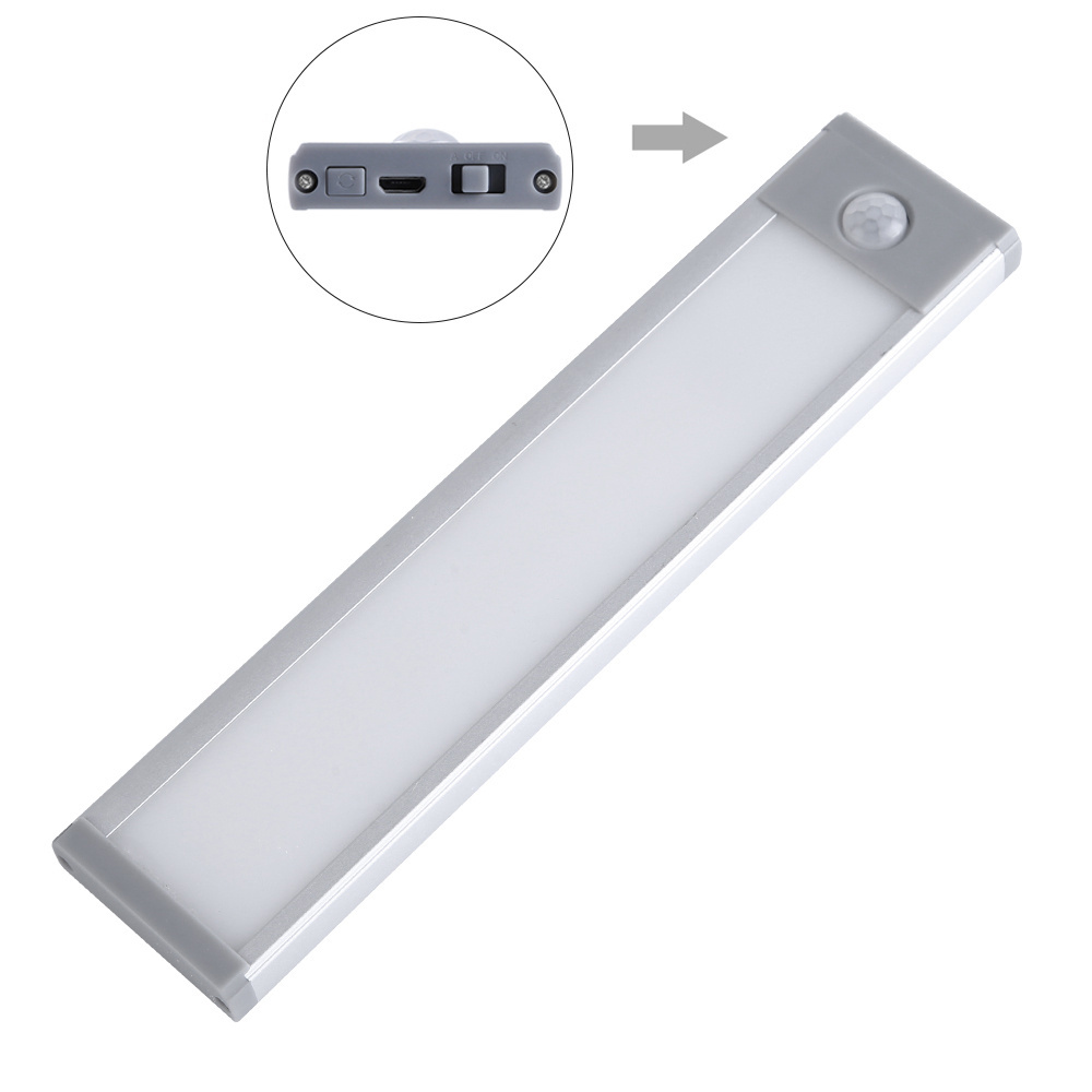 58-LED Motion Sensor Light Indoor, Motion Activated Closet Light with USB charge cable