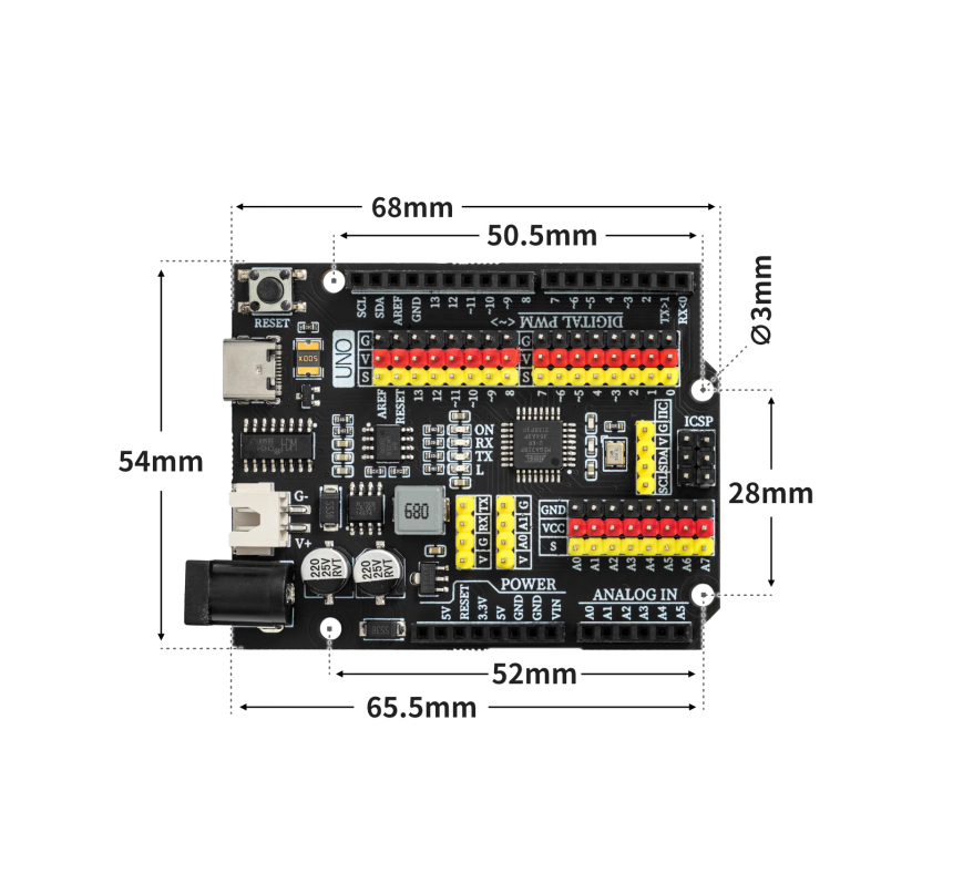 UNO R3 development board ATmega328 programming control board EXP1 expansion board With data cable