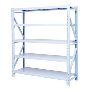 100KG 3 Layers White Custom Boltless Warehouse Dividers Shelf System Storage Shelves Rack