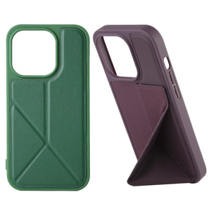 High quality business style Slim Fit PU Leather Magnet Folding Stand Function TPU Phone Case for iPhone 15 Pro Max 14 13 12 11