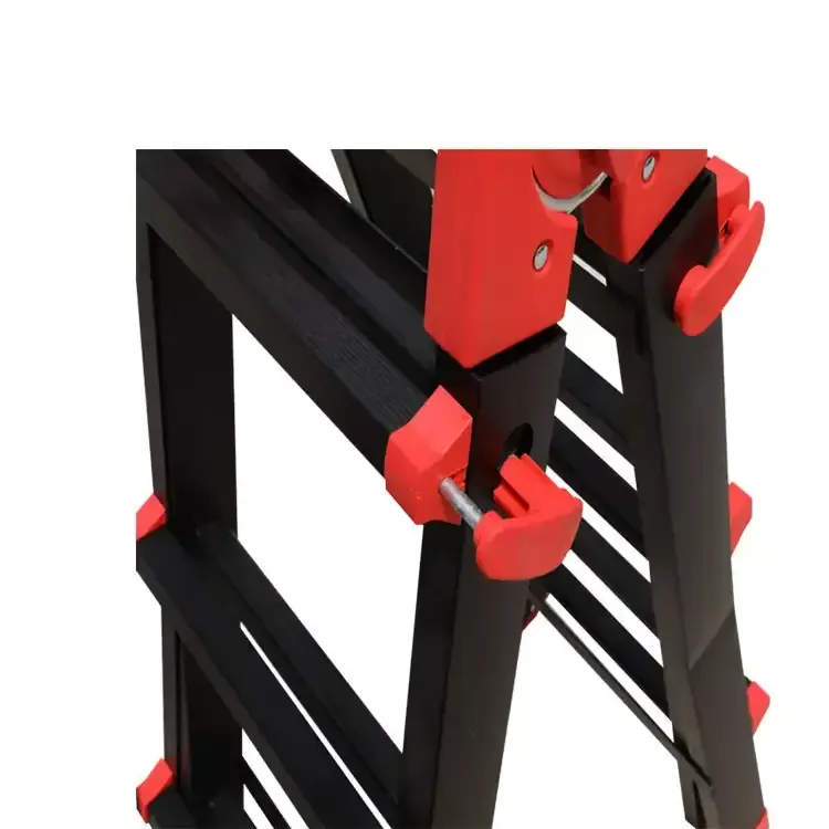 Industrial Aluminum Ladder Platform Folding Telescopic Ladder Multi-Position Ladder