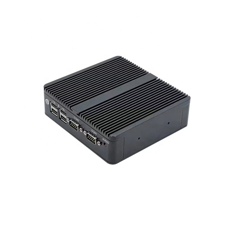 Cheap Fanless PC Intel Celeron N2840 4 cores 2.0G Router Dual Gigabit LAN Dual RS-232 Firewall Industrial Mini PC