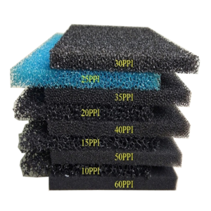 Polyurethane Sponge Biologic Padding 10-80 Ppi Open Cell Reticulated Sewage Treatment Filter Foam Water Treatment Sponge