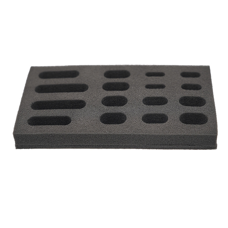 Sponge packing foam insert for tool box Customized Sponge Protective Packaging Foam