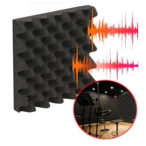 Custom fireproof polyurethane acoustic foam selfadhesive acoustic foam roll for Office Soundproof studio Foam Soundproof